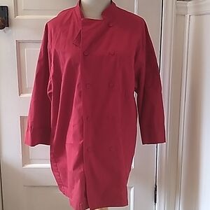 Chef Works red jacket large